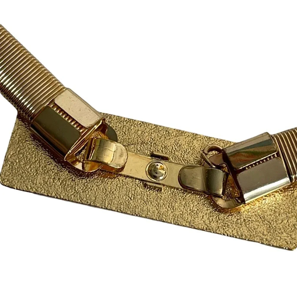 Juicy Couture Gold Tone Stretchy 80s style thin belt